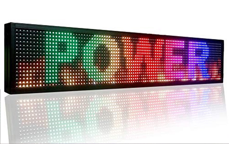 Text led screens